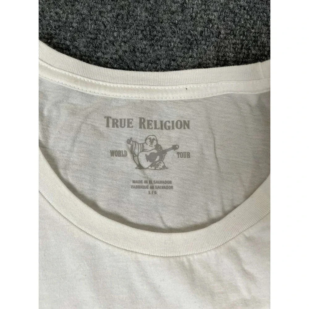 NWT TRUE RELIGION x Short Sleeve New Buddha Crew‎ Neck Tee Mens Size Large